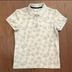 kissmark 花柄ポロシャツ 半袖 レディース ゴルフウェア Lサイズ