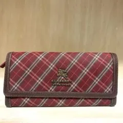 ★BURBERRY BLUE LABEL 長財布 ホースロゴ　ロゴ金具 2026年最新】BURBERRY BLUE LABEL レディース 長財布の人気アイテム