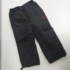 ブラックフリース裏地付き長ズボン