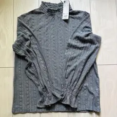 ジーユーGUレースフリルネックT LL XL 長袖ユニクロ新品ハイネック