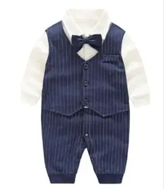 超美品⭐︎ネイビー ストライプ セレモニースーツ