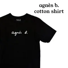 agnès b. コットンTシャツ 黒