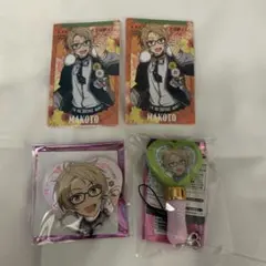 あんスタ スタフォニ4th ミニペンラ カード ハート缶バッジ 遊木真 4点