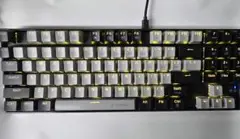 ゲーミングキーボード　e元素　E-YOOSO 赤軸 89キー　英字入力