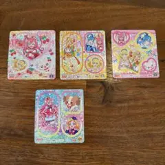 【匿名配送込】プリキュア　シール4枚セット　デリシャスパーティ　わんだふる