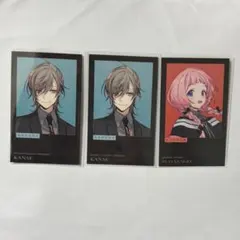 【七次元生徒会！】ランダムチェキ風カード 叶＆周防サンゴ