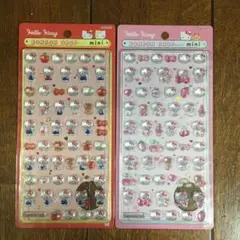 正規品　サンリオ ボンボンドロップシールミニ ハローキティ　レッド　ピンク