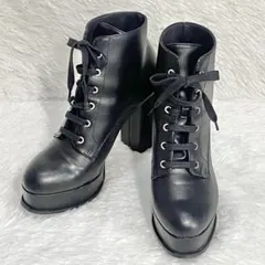 H＆M レースアップ ショート ブーツ