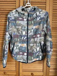 サイズ 3 ムーミン 生地 コミック柄 ゴースローキャラバン パーカー