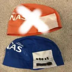 SPORTS CLUB NASナス 水泳帽 青 Mサイズ
