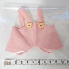 ラブブ用 17cm オーバーオール ピンク