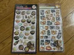 ボンボンドロップシール2枚セット　ラーメン　芝犬　正規品クーリア ①