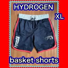 HYDROGEN ハイドロゲン　メッシュ　ショーツ　バスパン　XL 古着　レアのサムネイル