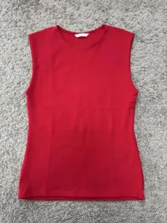 ZARA ノースリーブ レッド L