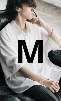 【Rocky Monroe美品✨️】オーバーサイズレギュラーカラー半袖シャツのサムネイル