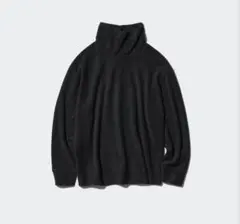 ソフトニットフリースリブハイネックT