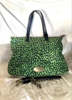 【美品✨】mulberry 2way ショルダーバッグ キルティング グリーンのサムネイル