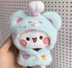 シェフ ぬいぐるみ キーホルダー ブルー かわいい マスコット