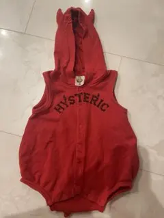 フード付きロンパース