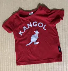KANGOL カンガルーロゴ Tシャツ レッド　95のサムネイル
