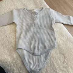 モンベベ　リブ編み 長袖ロンパース M 韓国子供服