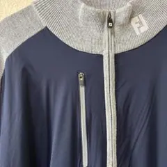フットジョイ　2XL メンズ ハーフジップセーター