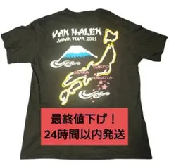 Van halen ヴァンヘレンジャパンツアー刺繍風プリント和柄TシャツL 