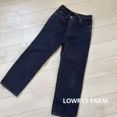 【LOWRYS FARM】アシメデニムパンツ　Sのサムネイル