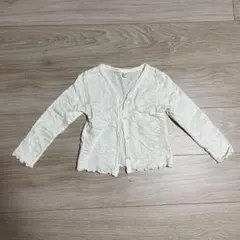 アプレレクール　アイボリー カーディガン 100cm