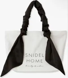 SNIDEL HOME リボン付きトートバッグ