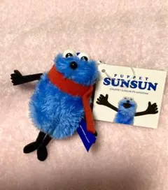 PUPPET SUNSUN ♡ パペットスンスン マスコット マフラー 赤