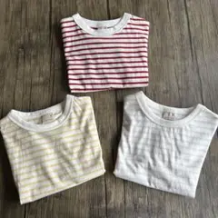 ストライプTシャツ3枚セット