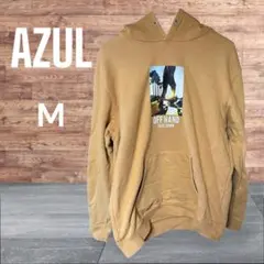 AZUL アズールOFF HAND FACE DOWN パーカー M ベージュのサムネイル