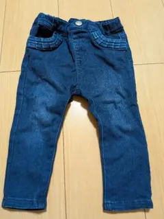 80　HOT BISCUITS　ストレッチ デニム パンツ インディゴブルー