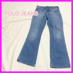 【綺麗】 ポロ ジーンズ プレス デニム ブーツカットのサムネイル