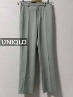 0185 UNIQLO スマートアンクルパンツ グリーン
