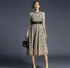 ★たなとも様　専用★ワンピースドレス ☆ブラウンベージュ Mサイズ☆