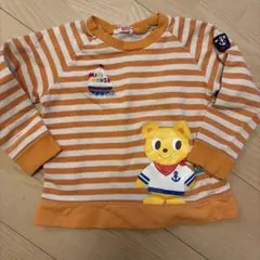 MIKI HOUSE オレンジストライプ トレーナー 110cm