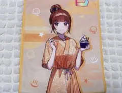 カラフルピーチ えと 極楽湯 タオル