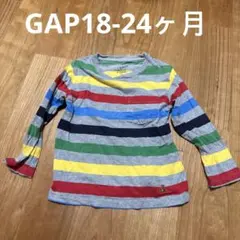 GAP ストライプTシャツ サイズ18-24ヶ月
