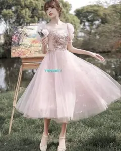 【パーティードレス】同窓会 結婚式 成人式【オケージョンドレス】