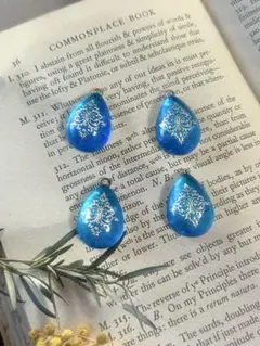 ハンドメイドカボション　ハンドメイドアクセサリーパーツ　レジンパーツ　No.5