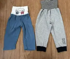 パジャマ　腹巻パンツ　ミッキーマウス パンツ 90 2点セット　長ズボン　パンツ