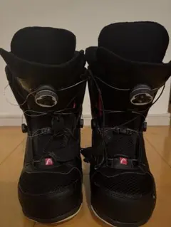 【美品】HEAD STRIKE BOA BLACK スノーボードブーツ 28cm head STRIKE BOA スノーボードブーツ ブラック グリーン ボア