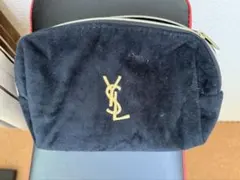 YSL ブラック キャンバス ポーチ　ノベルティ