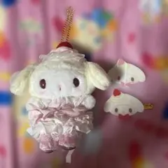 サンリオ マイメロディ いちごホイップケーキ マスコットバッグチャーム