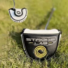 ODYSSEY STROKE LAB パター用ヘッドカバー 黒白