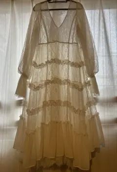 Belle vintage 総レースボリュームA 総レースシースルードレス