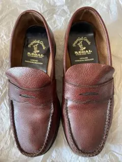 REGAL 本革 スリッポン ブラウン