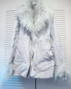 羊革Via della SPIGA Milano ファー付きジャケット